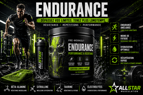 Pre workout Endurance AllStar Musculation pour ameliorer l endurance et les performances